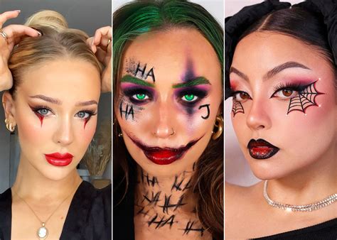 maquillaje halloween niña facil|maquillaje para halloween mujer.